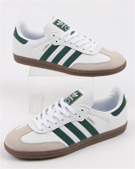 adidas samba wit groen|adidas sambae white collegiate green.